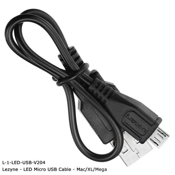 Lezyne LED Micro USB Cable Year 6 9 click to zoom image