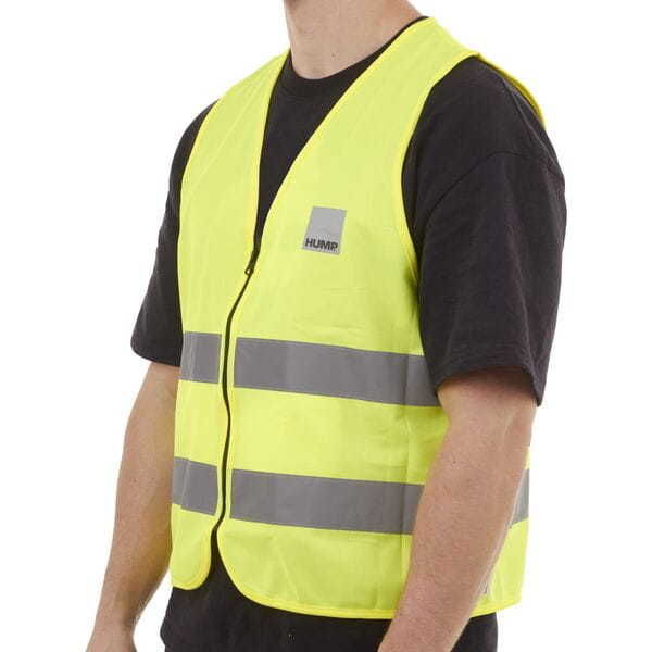 Hump Reflective Packable Vest - Hi-Viz Yellow click to zoom image