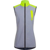 Hump Women's Ultra Reflect Gilet - Silver Reflect / Hi-Viz Yellow