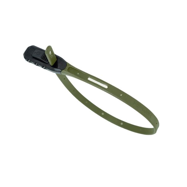 Hiplok Z-lok Combo Armoured Reuseable Tie (Single) Green 40cm click to zoom image