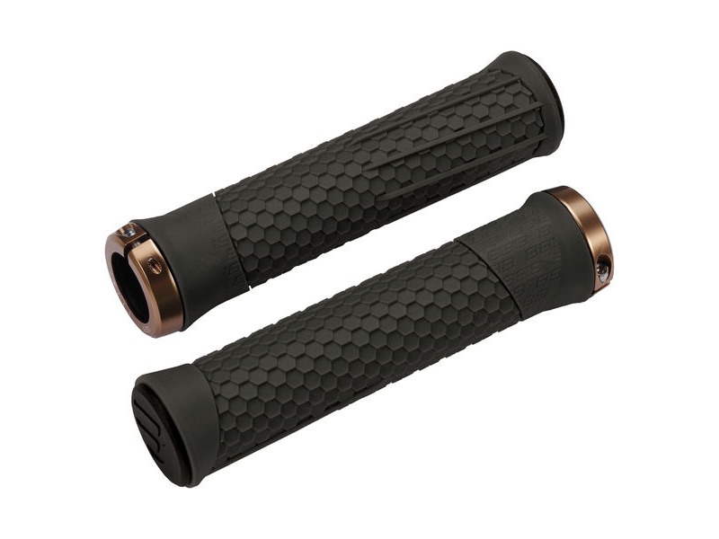 BBB Phyton Grips Moss Green, Copper Lockring click to zoom image