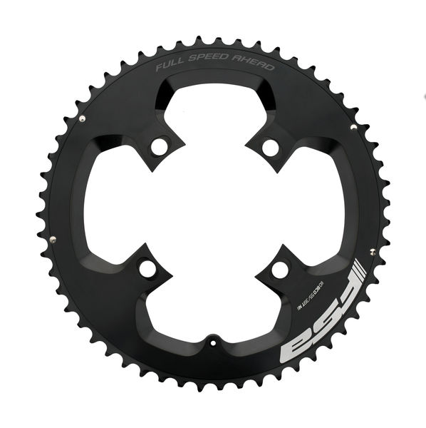 FSA Powerbox Carbon Road Chainring 2x11 Black 110BCD, 53T click to zoom image