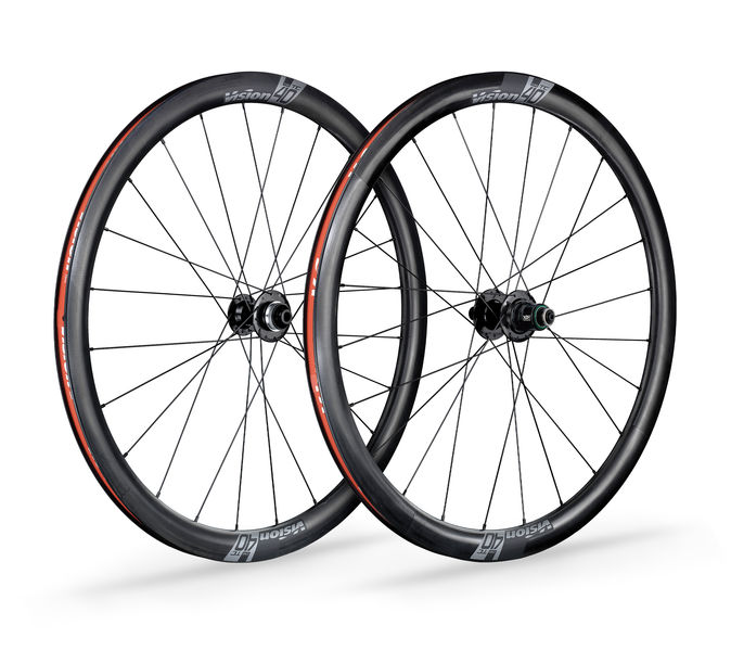 Vision TC 40 Disc Carbon Road Wheelset Tubeless Ready, XDR click to zoom image