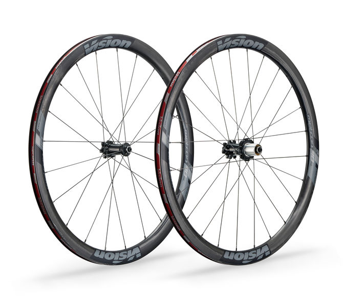 Vision Metron 40 SL Disc Road Wheelset Clincher Tubeless Ready, Shimano 11 click to zoom image