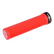 Gusset Single File Lock on Grips Red 133mm 