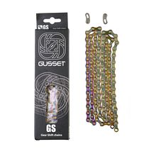 Gusset GS 10 Chain 10sp. 120L Gear Shift chain. Solid pins, slotted links