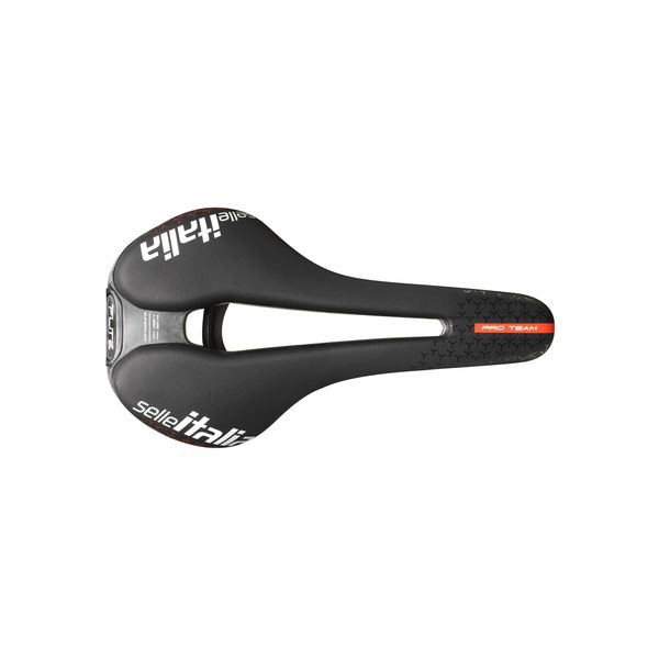 Sella Italia Flite Boost Kit Carbonio Superflow Pro Team 6.1 Saddle: Black click to zoom image