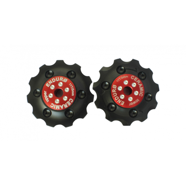 Enduro Bearings Zero Ceramic Jockey Wheels - Shimano 9/10sp click to zoom image