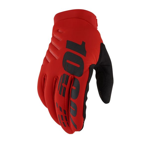 100% Brisker Cold Weather Glove Red click to zoom image