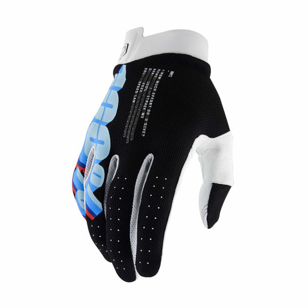 100% iTrack Gloves System Black click to zoom image