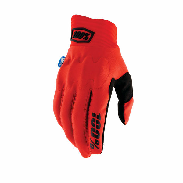 100% Cognito Smart Shock Gloves Red click to zoom image