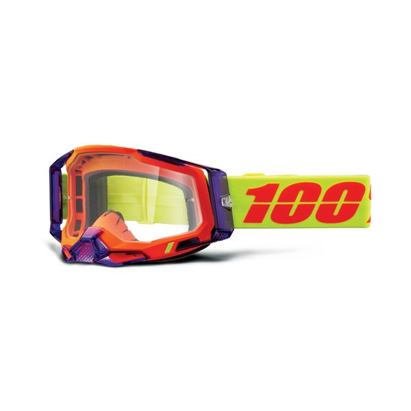 100% Racecraft 2 Goggle Panam / Clear Lens click to zoom image