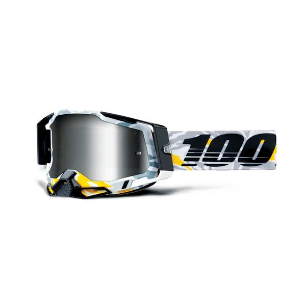 100% Racecraft 2 Goggle Korb / Mirror Silver Lens click to zoom image