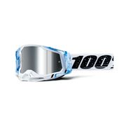 100% Racecraft 2 Goggle Mixos / Mirror Silver Flash Lens 