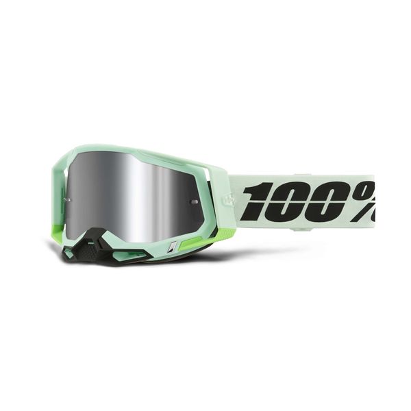 100% Racecraft 2 Goggle Palomar / Mirror Silver Flash Lens click to zoom image