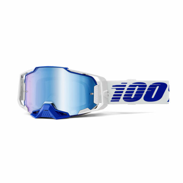 100% Armega Goggle Blue / Mirror Blue Lens click to zoom image