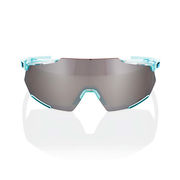 100% Racetrap 3.0 Glasses - Polished Translucent Mint / HiPER Silver Mirror click to zoom image