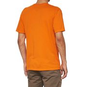 100% ICON Short Sleeve T-Shirt Orange click to zoom image