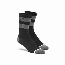 100% Flow Performance Socks Black / Grey