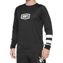 100% R-Core Long Sleeve Youth Jersey 2022 Black / White
