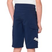 100% Ridecamp Youth Shorts 2022 Navy click to zoom image