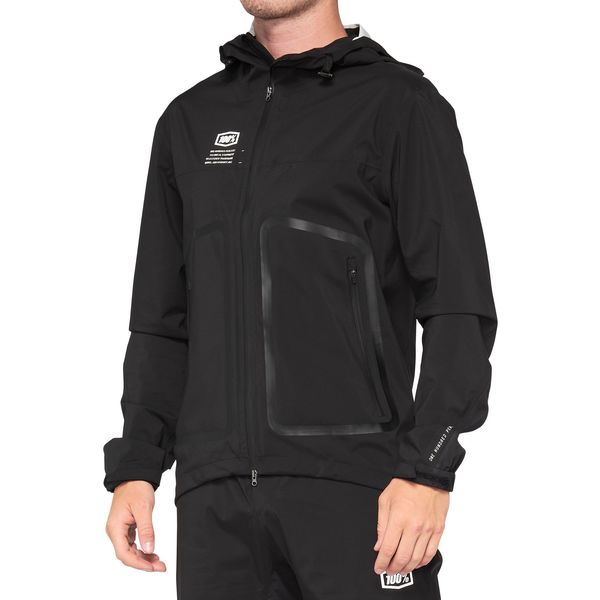 100% Hydromatic Jacket 2022 Black click to zoom image