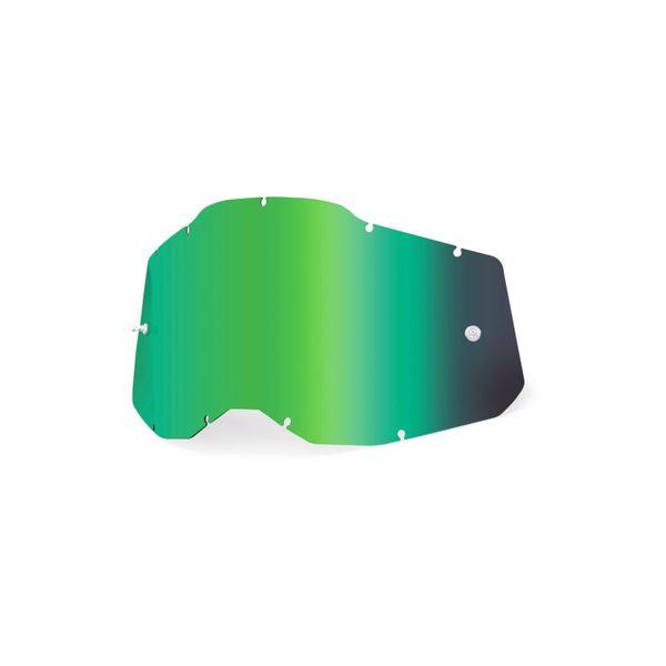 100% Racecraft 2 / Accuri 2 / Strata 2 Replacement Lens - Green Mirror click to zoom image
