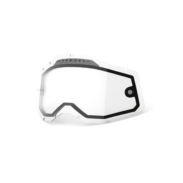 100% Racecraft 2 / Accuri 2 / Strata 2 Dual Pane Vented Lens - Clear click to zoom image