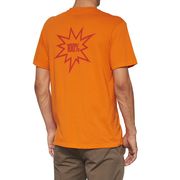 100% SERPICO Short Sleeve T-Shirt Orange click to zoom image