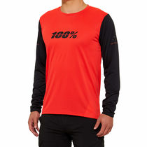 100% Ridecamp Long Sleeve Jersey Red / Black