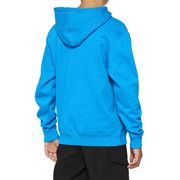 100% ICON Pullover Youth Hoodie Skyblue click to zoom image