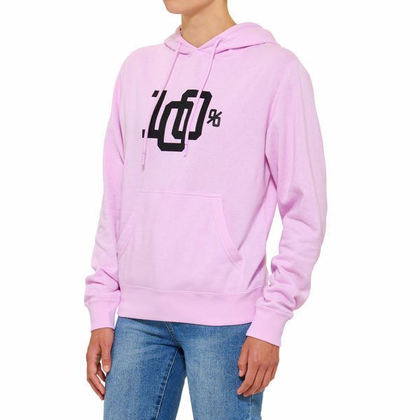 100% VARSITY Women's Pullover Hoodie Lilac click to zoom image