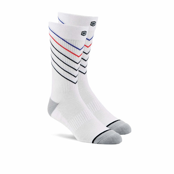 100% URBAN Casual Socks White click to zoom image