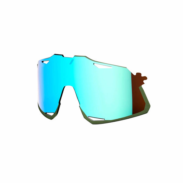 100% Hypercraft Replacement Polycarbonate Lens - Blue Topaz Multilayer Mirror click to zoom image