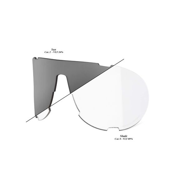 100% Westcraft Replacement Lens - Photochromic Clear / Smoke click to zoom image