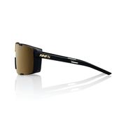100% Eastcraft Glasses - Soft Tact Black / Soft Gold Mirror Lens click to zoom image