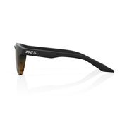 100% Slent Glasses - Soft Tact Black/Havana Fade / HiPER Silver Mirror Lens click to zoom image