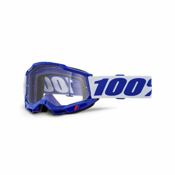 100% Accuri 2 Goggle Blue / Clear Lens click to zoom image