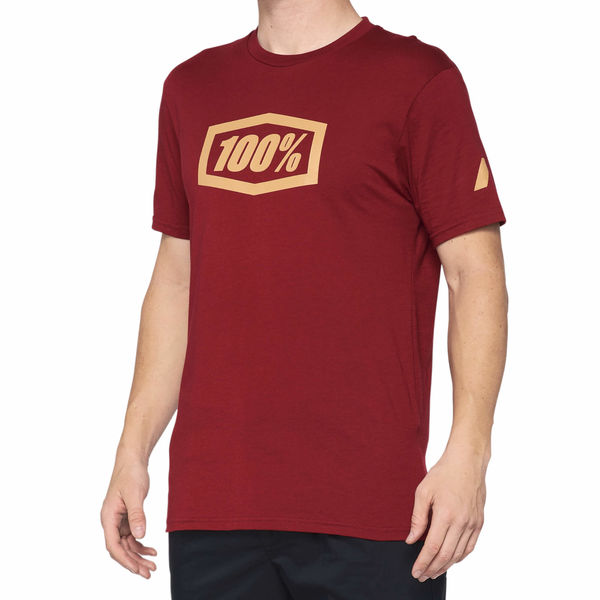 100% Essential T-Shirt Brick click to zoom image