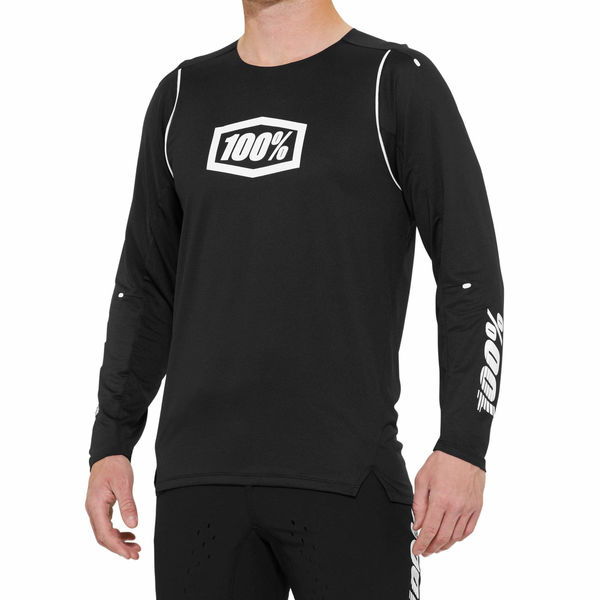 100% R-Core X Long Sleeve Jersey Black click to zoom image