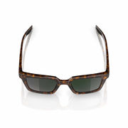 100% Erba Glasses - Gloss Havana / Gold Mirror Lens click to zoom image