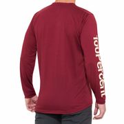 100% Airmatic Long Sleeve Jersey Merlot click to zoom image