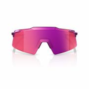 100% Aerocraft Glasses - Gloss Purple Chrome / Purple Multilayer Mirror Lens click to zoom image