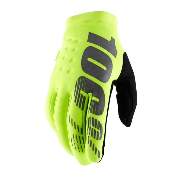 100% Brisker Cold Weather Glove Fluo Yellow click to zoom image