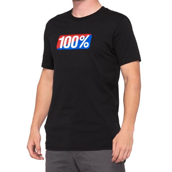 100% Classic T-Shirt Black click to zoom image