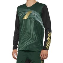 100% R-Core X Long Sleeve Limited Edition Jersey Forest Green
