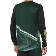 100% R-Core X Long Sleeve Limited Edition Jersey Forest Green click to zoom image