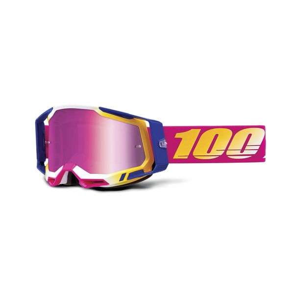 100% Racecraft 2 Goggle Mission / Mirror Pink Lens click to zoom image