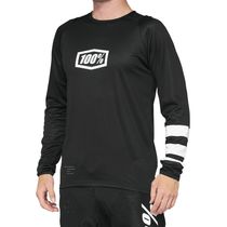 100% R-Core Long Sleeve Jersey Black / White