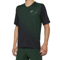 100% Celium Short Sleeve Jersey Green / Black